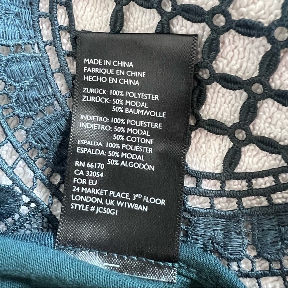 Anthropologie Navy Lace Blouse - Picture 8 of 10